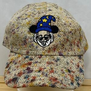 Jerry Garcia Sorcerer Mickey Mouse Custom Hemp Blend Nepal Dad Hat Baseball Cap